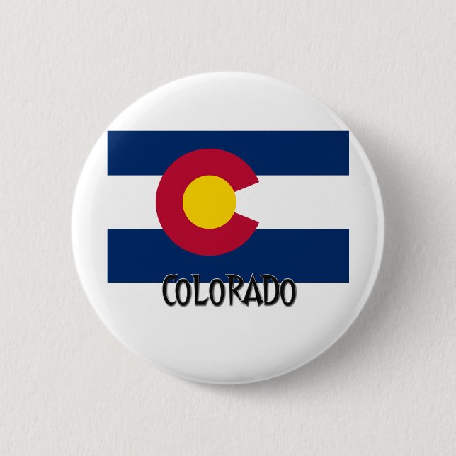 Colorado flagga knapp (Framsida)