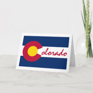 Colorado Flagga Kort