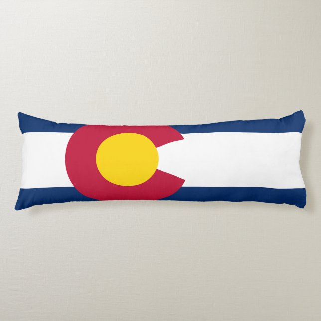 Colorado-Flagga Kroppskudde (Framsidan)
