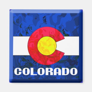 COLORADO FLAGGA MAGNET