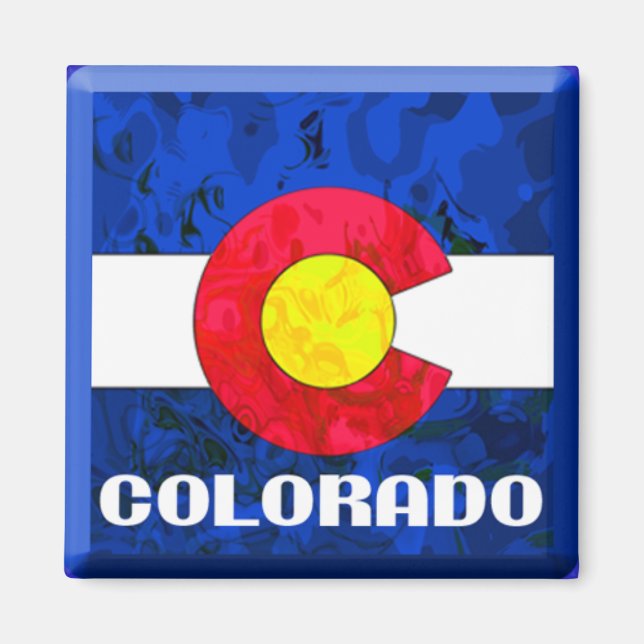 COLORADO FLAGGA MAGNET (Framsidan)