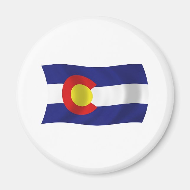 Colorado Flagga Magnet (Framsidan)