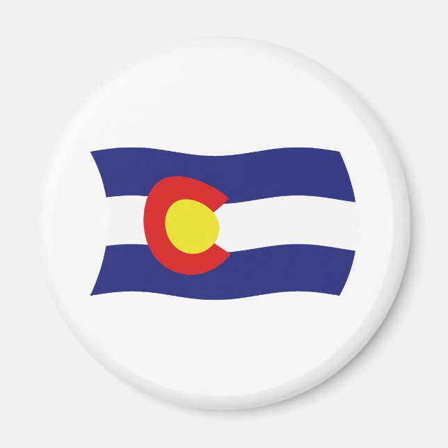 Colorado Flagga Magnet (Framsidan)