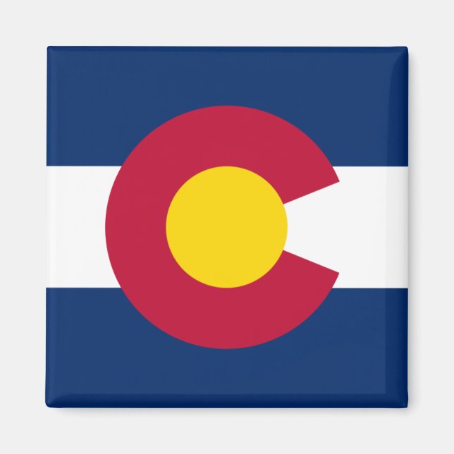 Colorado Flagga Magnet (Framsidan)