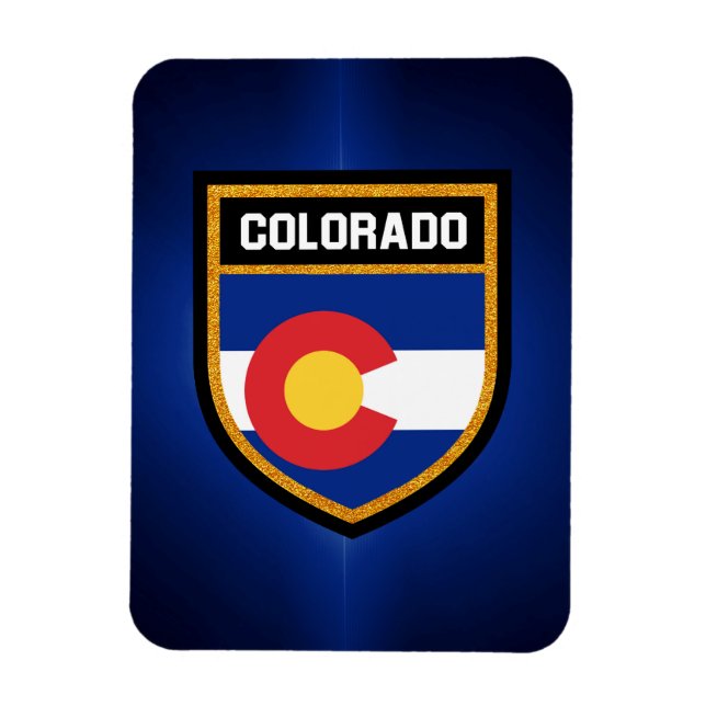 Colorado Flagga Magnet (Vertikal)