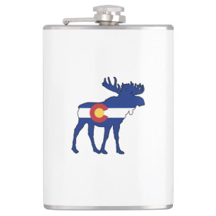 Colorado Flagga Moose Fickplunta