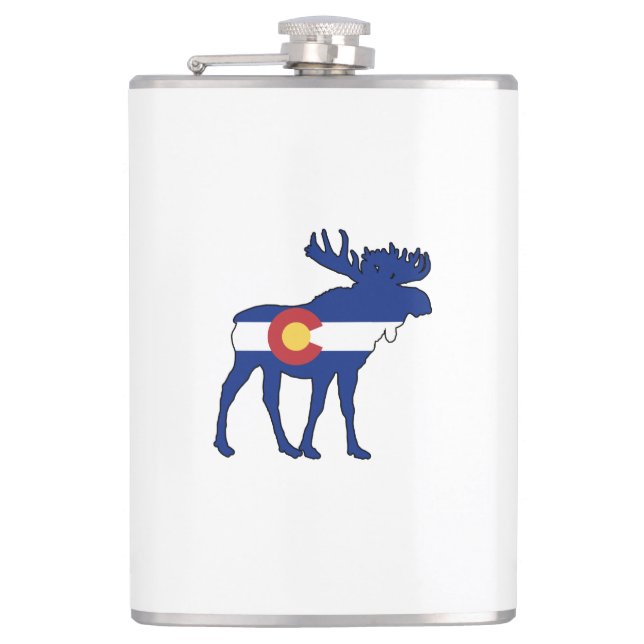Colorado Flagga Moose Fickplunta (Framsidan)