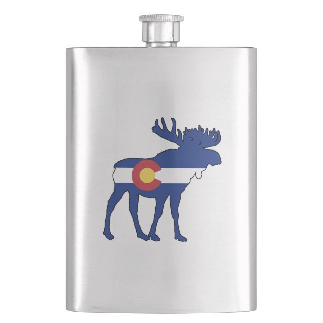Colorado Flagga Moose Fickplunta (Framsidan)