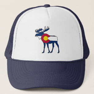 Colorado flagga moose-truckerkeps keps