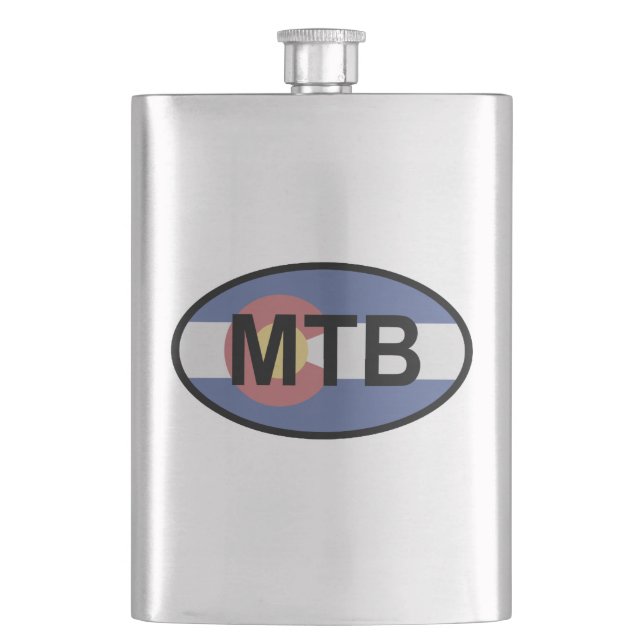 Colorado Flagga Mountain Bike Fickplunta (Framsidan)