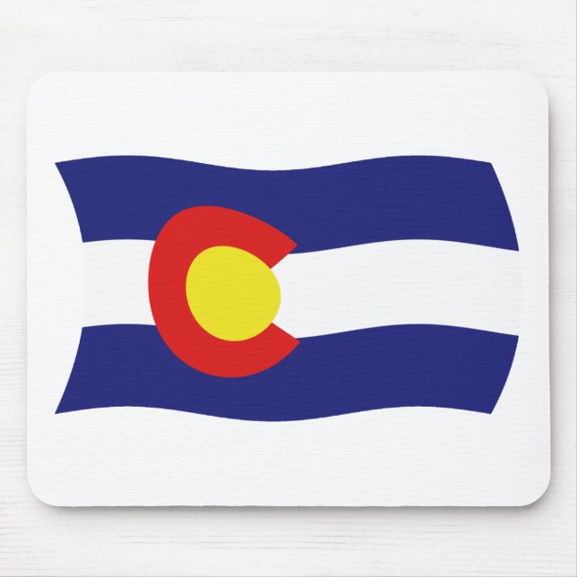 Colorado Flagga Mousepad Musmatta (Framsidan)