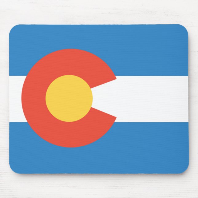 Colorado flagga Mousepad Musmatta (Framsidan)