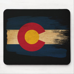 Colorado flagga musmatta
