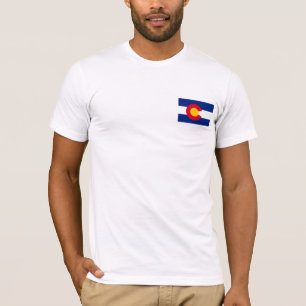 Colorado flagga och bergskjorta tröja