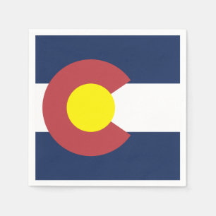 Colorado-flagga Pappersservett