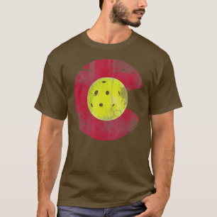 Colorado Flagga Pickleball Player Team Manar Women T Shirt
