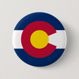 Colorado Flagga Pinback-knapp Knapp