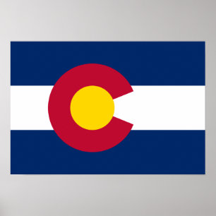 Colorado-Flagga Poster