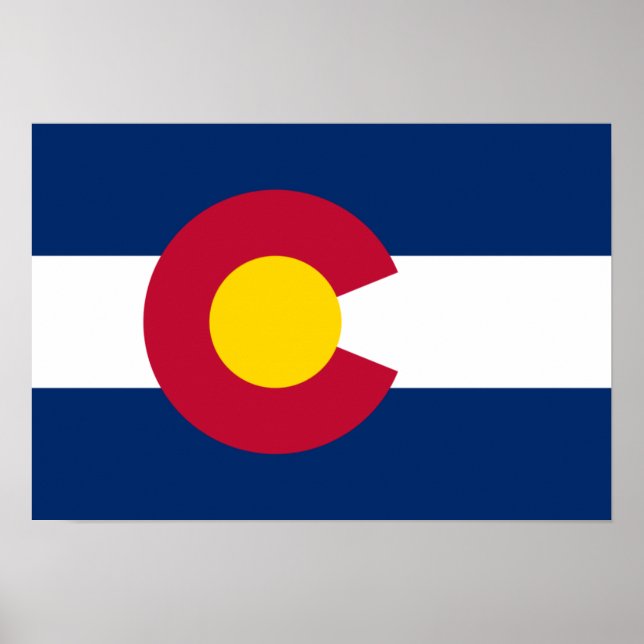Colorado Flagga Poster (Framsidan)