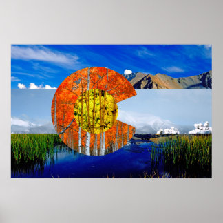 Colorado Flagga Poster