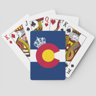 Colorado flagga royal krona-spelkort spelkort