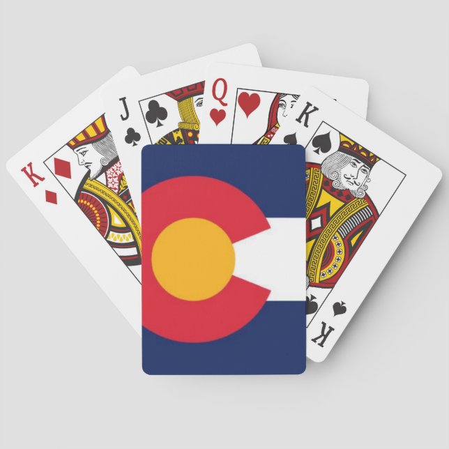 COLORADO FLAGGA SPEL KORT (Baksidan)