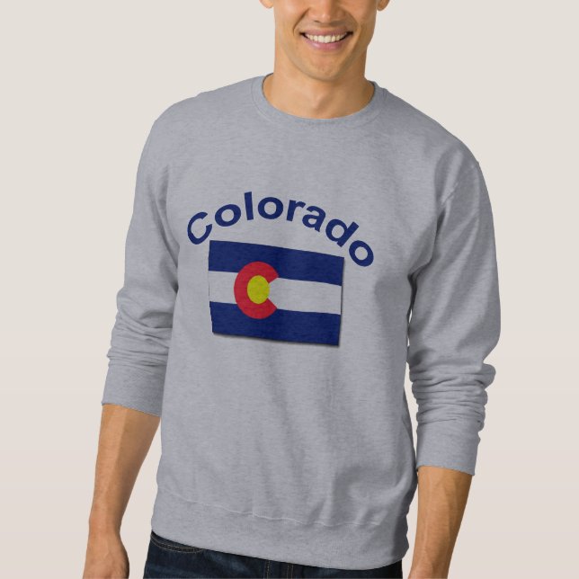 Colorado flagga sweatshirt (Framsida)