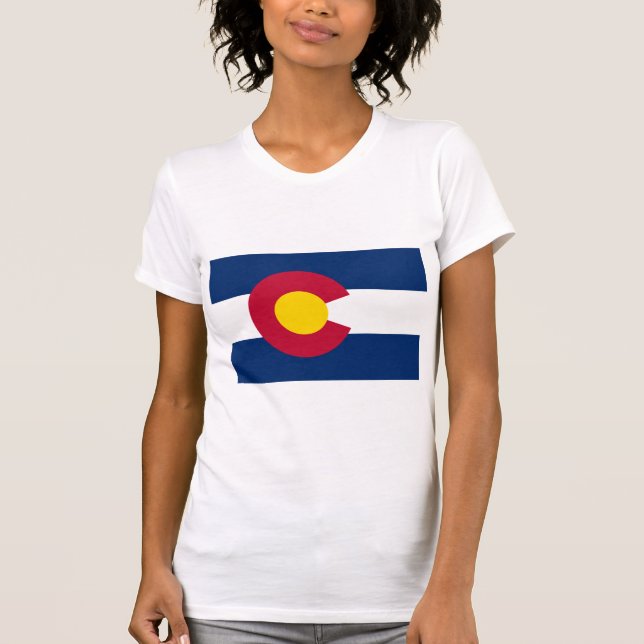 Colorado flagga t shirt (Framsida)