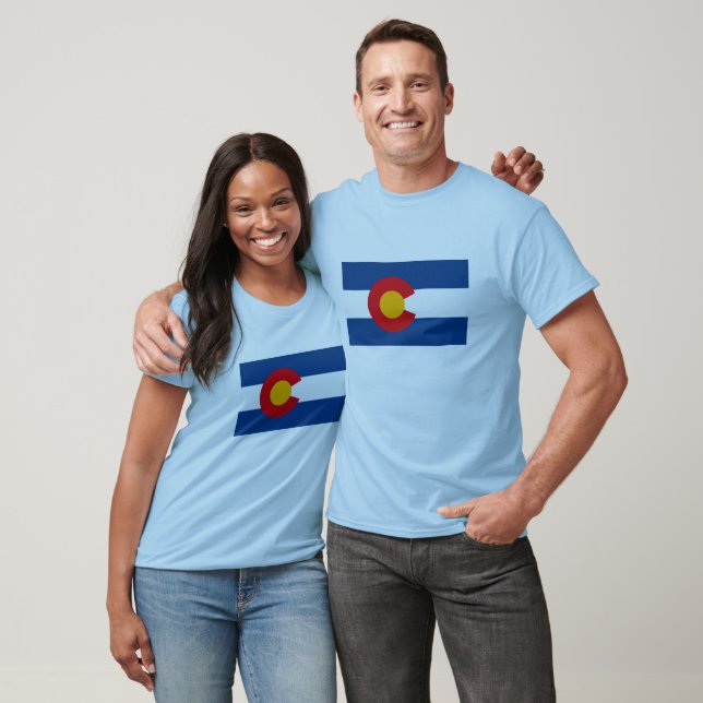 Colorado Flagga T-shirt (Unisex)