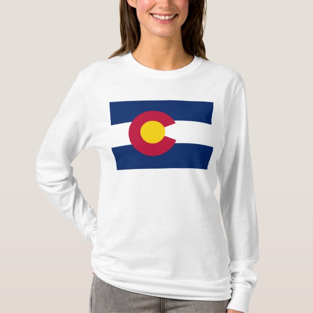 Colorado flagga t shirt (Framsida)
