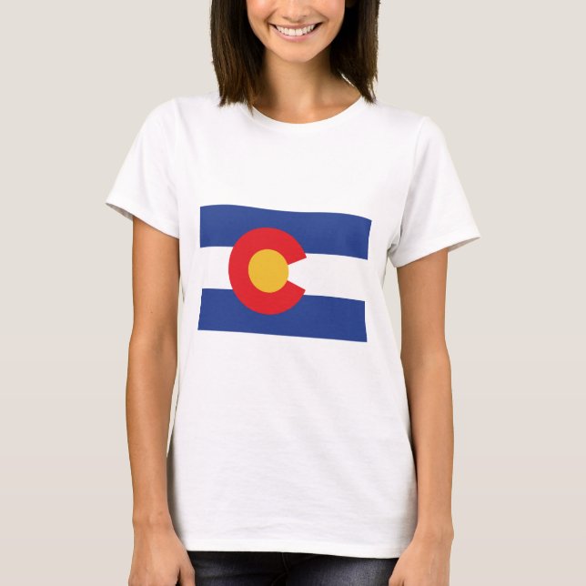 COLORADO-FLAGGA T SHIRT (Framsida)