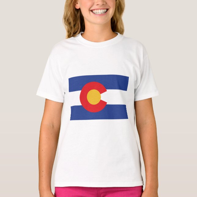 Colorado Flagga T Shirt (Framsida)
