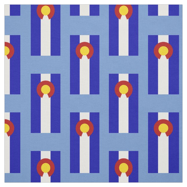 Colorado flagga tyg (Provkarta)