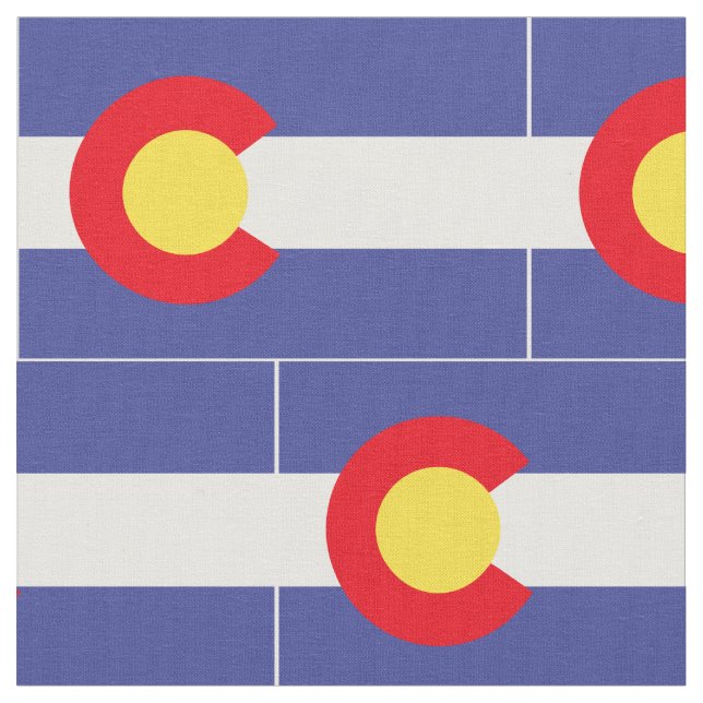 COLORADO flagga - Tyg (Närbild)