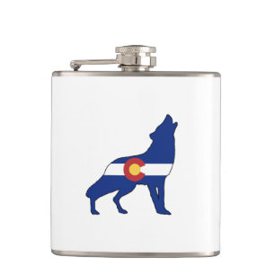 Colorado Flagga Varg Fickplunta