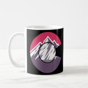 Colorado Flagga Vintage utomhus Mountain Graphic d Kaffemugg