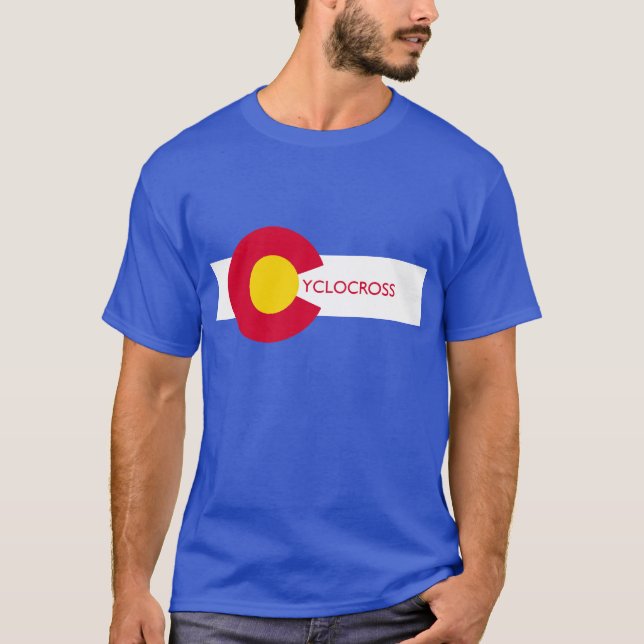 Colorado flaggaCyclocross T-tröja Tröja (Framsida)