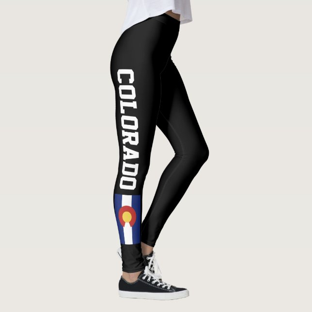Colorado flaggadamasker för leggings (Höger)