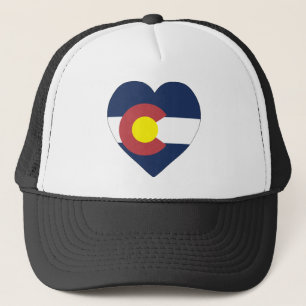Colorado flaggahjärta keps