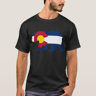 Colorado flaggaKalifornien björn T-shirt