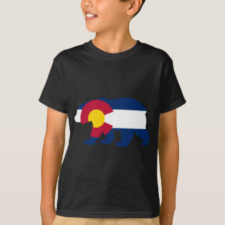 Colorado flaggaKalifornien björn Tee Shirt