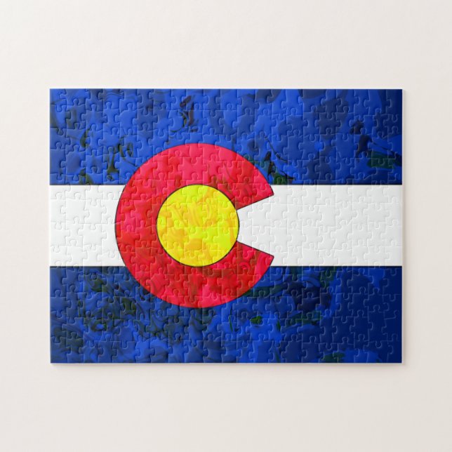 COLORADO FLAGGApussel Pussel (Horisontell)