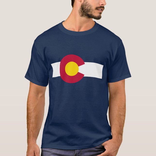 Colorado flaggaskjorta t-shirt (Framsida)