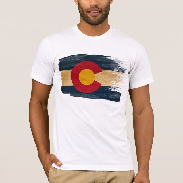 Colorado flaggaT-tröja Tee (Framsida)