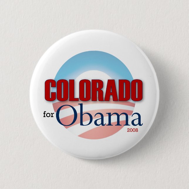 Colorado för Obama Knapp (Framsida)