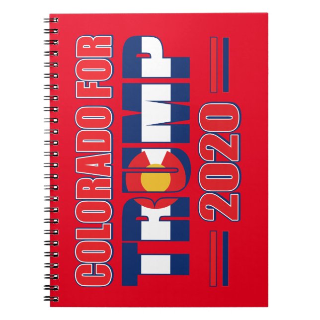 Colorado-for-TRUMP-2020 Anteckningsbok (Framsidan)
