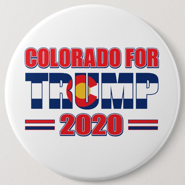 Colorado för Trump - Trump 2020 Knapp (Framsida)