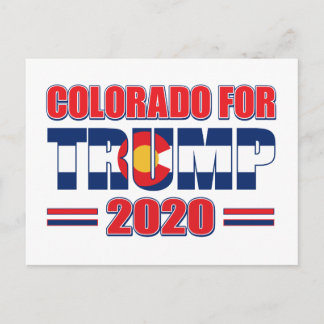 Colorado for Trump - Trump 2020 Vykort