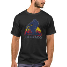 Colorado för vintageblåtthäst logotyp