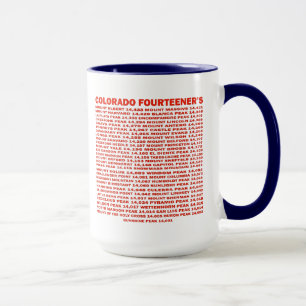 Colorado Fourteeners Mugg